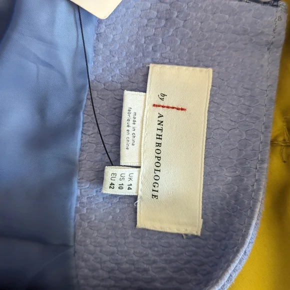 By Anthropologie suede periwinkle mini skirt NWT - Picture 3 of 5